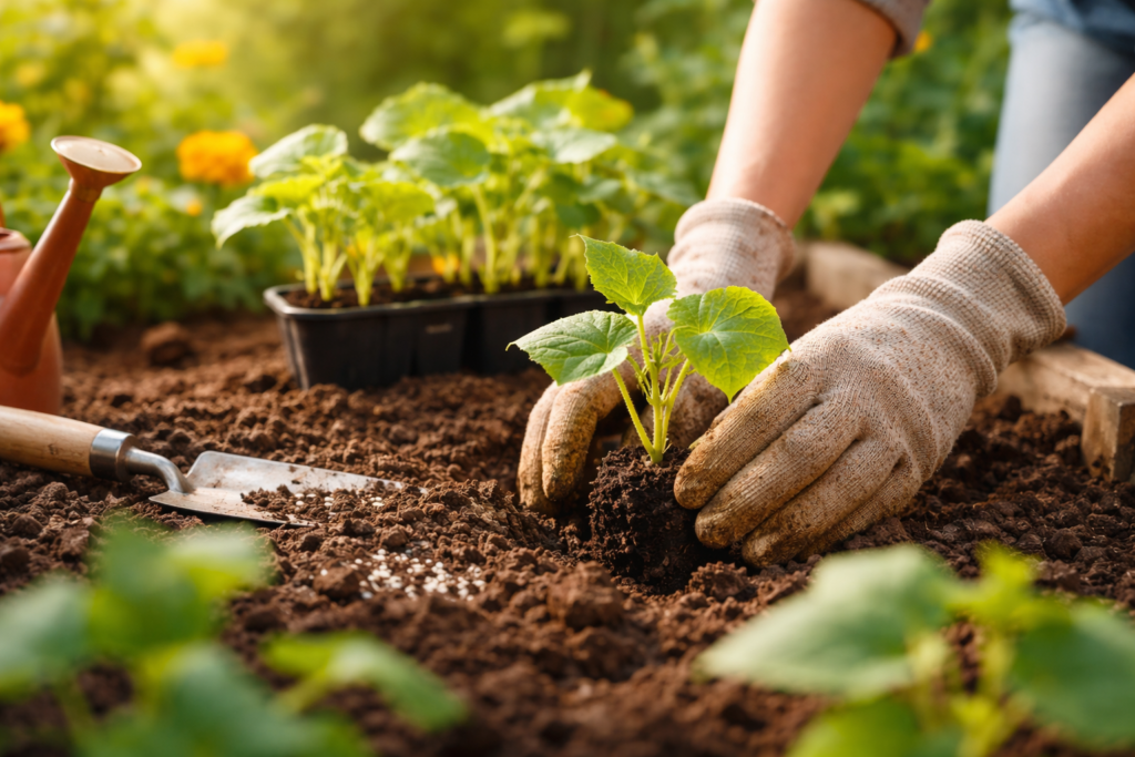 kako saditi krastavac u bašti