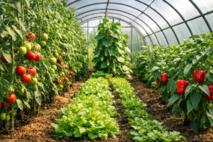 uzgoj povrća u plasteniku paradajz paprika krastavac