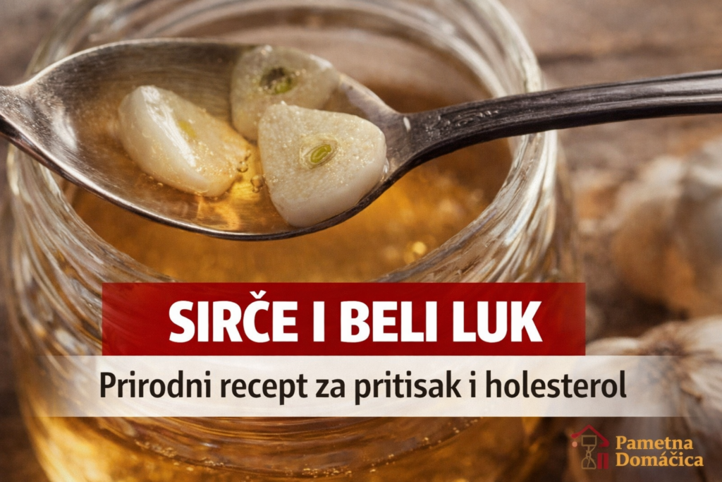 sirce i beli luk za pritisak prirodni recept