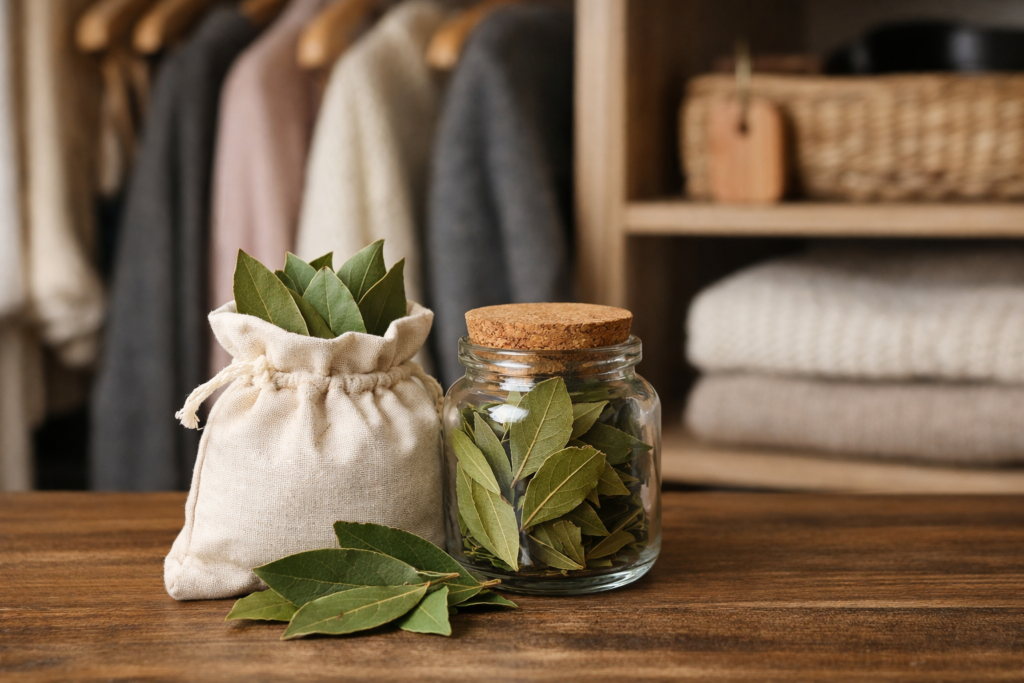 lovor u garderobi protiv mirisa i moljaca