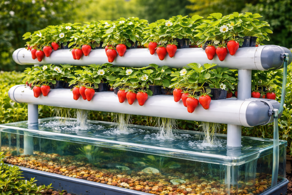 Uzgoj jagoda kod kuće u  hidroponiji