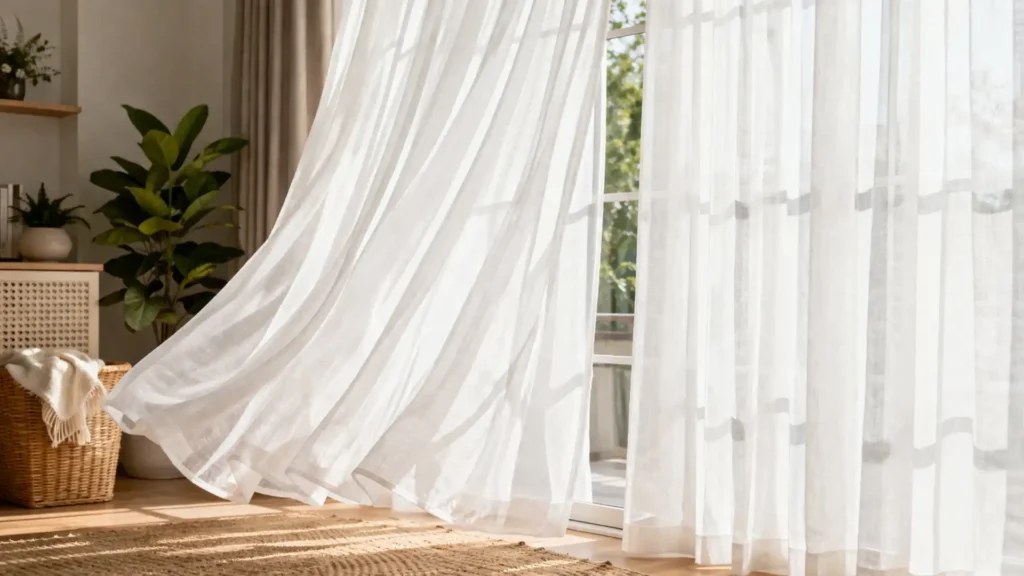 kako oprati zavese bez peglanja