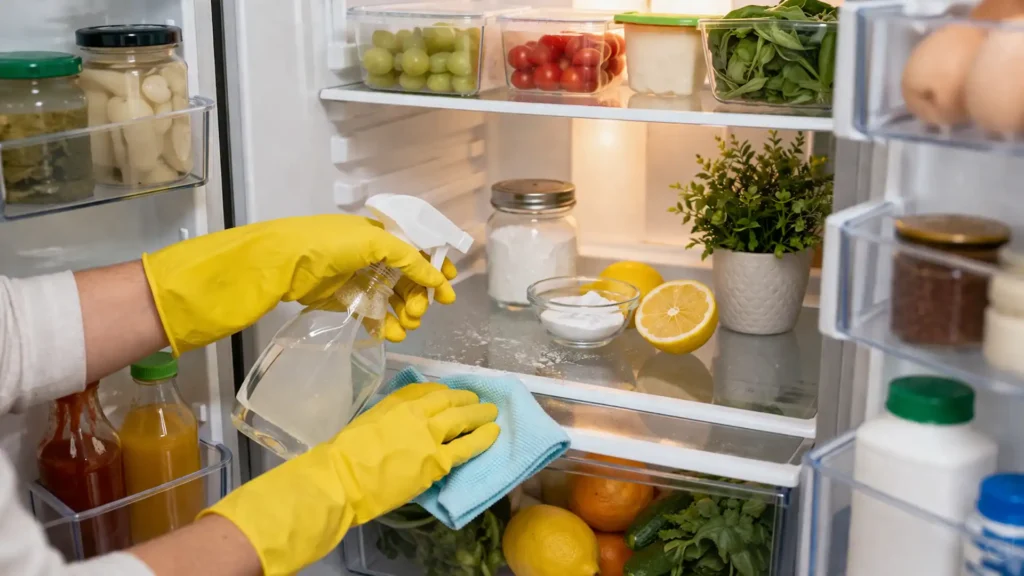 kako ukloniti miris iz frizidera prirodno