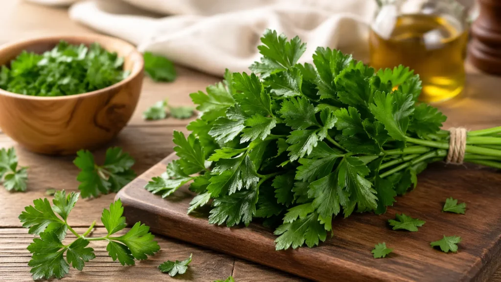 peršun u ishrani svež list vitamini i benefiti