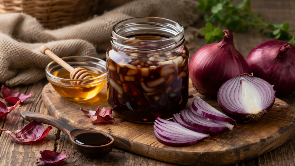 sirup od crnog luka za kasalj priprema